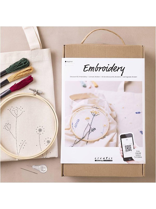 Creativ Company DIY Kit - Starter Craft Kit Embroidery (970851)
