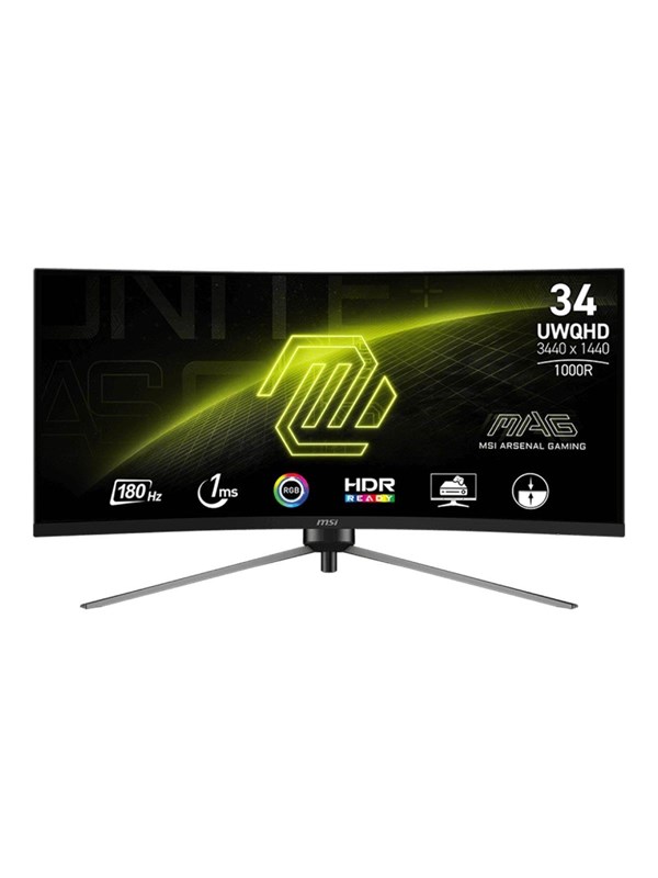 34" MSI MAG 345CQRDE - 3440x1440 (UWQHD) - 180Hz - VA