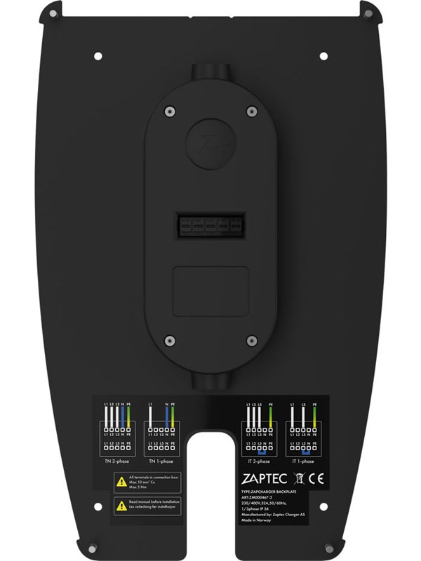 Zaptec Pro Backplate