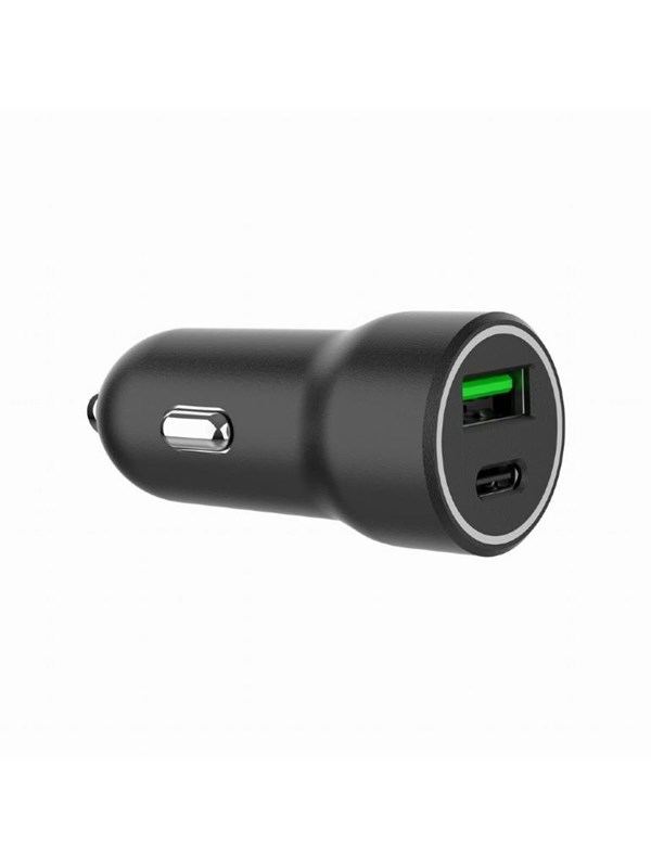 Gembird Car Power Adapter - USB Type-A & C PD - 20W