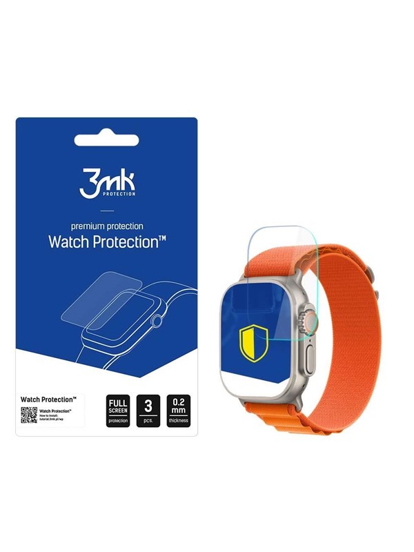 3mk Apple Watch Ultra/Ultra 2 -  Watch Protection™ v. FlexibleGlass Lite