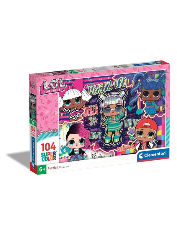 Clementoni LOL Surprise! Super Colour Jigsaw Puzzle (104)