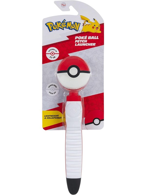 Pokemon Poke Ball Telescopic Fetch Launcher for Pets