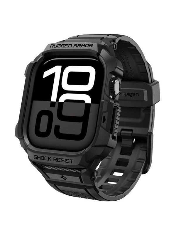 Spigen Rugged Armor Pro 2 - matte black - Apple Watch 11 42mm