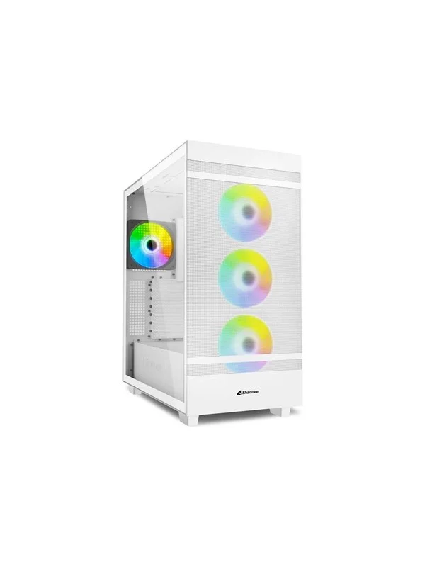 Sharkoon Rebel C50 RGB - Kabinett - Tower - Hvit