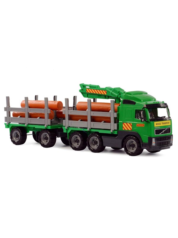 Cavallino Toys Cavallino Volvo Timber Transport Truck with Trailer