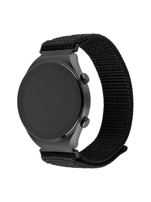 FIXED Nylon Strap for Smartwatch Universal 22 mm Black