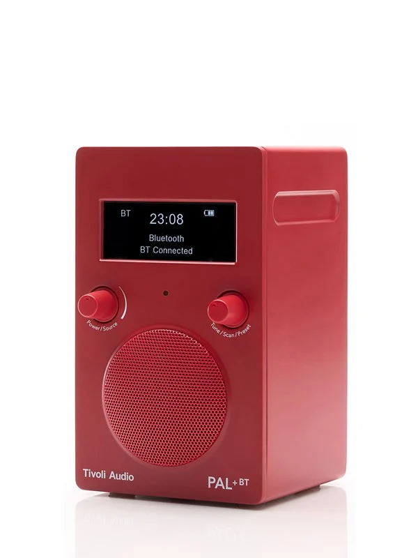 Tivoli Audio PAL+ BT - Rød - DAB/DAB+/DMB/FM - Mono