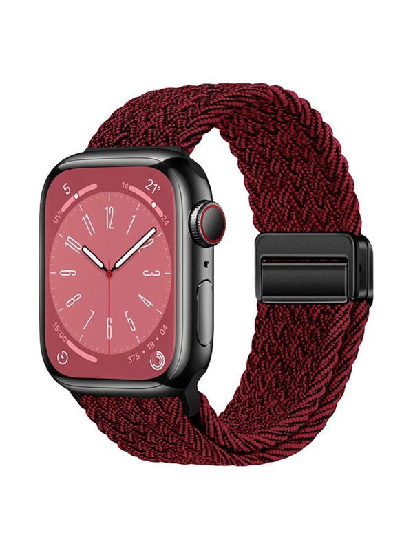 Lippa Apple Watch Nylon Strap incl. Magnetic Clasp 38/40/41 mm - Red