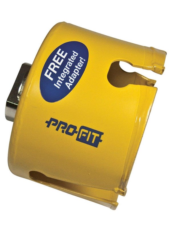 Pro-Fit Pro-fit hole saws with tct teeth and integrated click&drill adapter 105mm