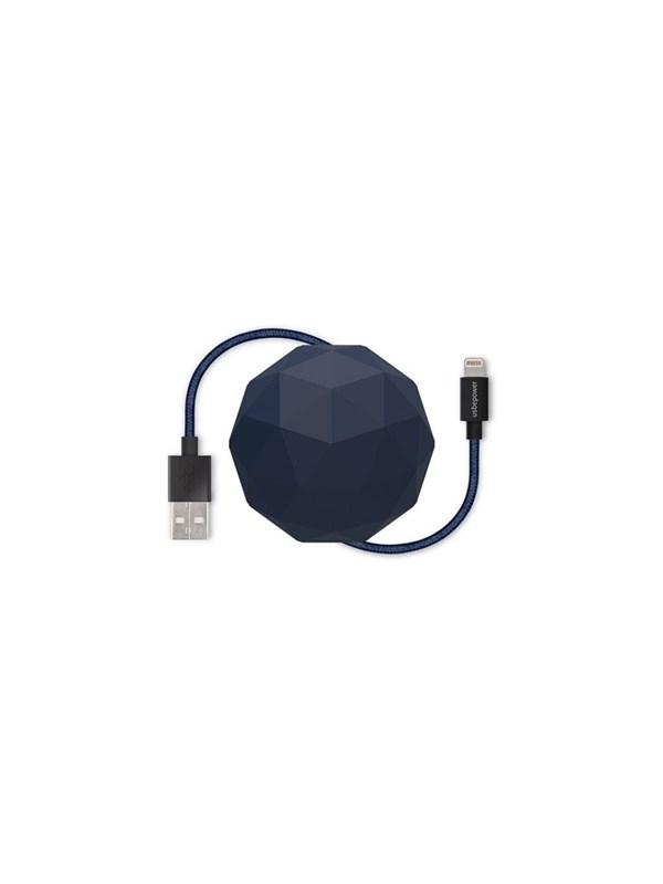 Usbepower COSMO Lightning - 1.2m Lightning cable with case - Navy