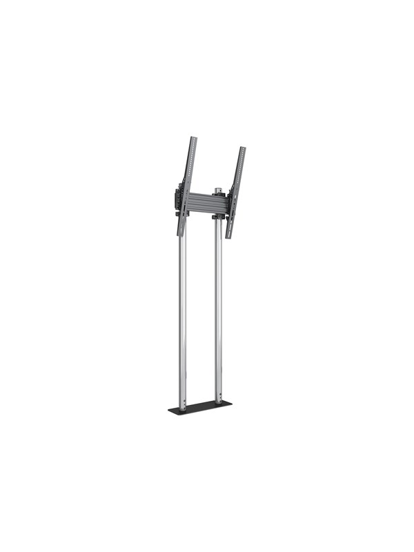 Multibrackets M Pro Series mounting kit - dual pole single side - for LED display - chrome - Max 75 kg - recommended for 90"