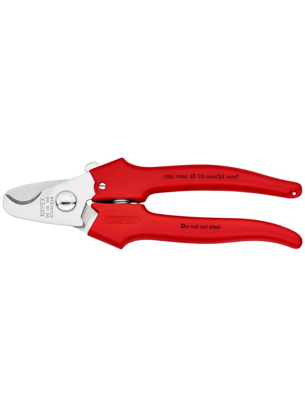 KNIPEX Kabelsakser, Grep sprøytet med kunststoff