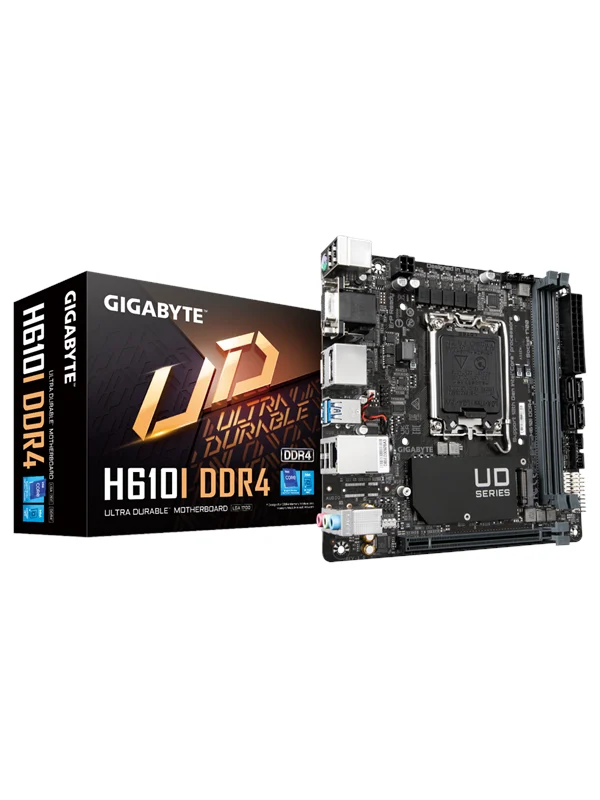 GIGABYTE H610I DDR4 Hovedkort - Intel H610 - Intel LGA1700 socket - DDR4 RAM - Mini-ITX