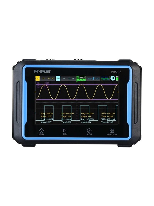 FNIRSI 2C53P Portable 3-in-1 4.3" Touchscreen Oscilloscope