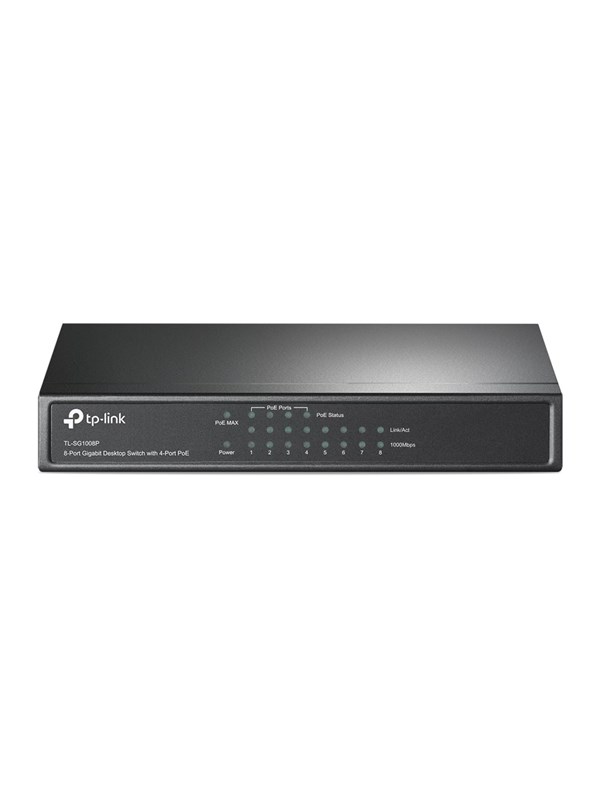 TP-Link TL-SG1008P 8-Port Gigabit Desktop Switch with 4-Port PoE