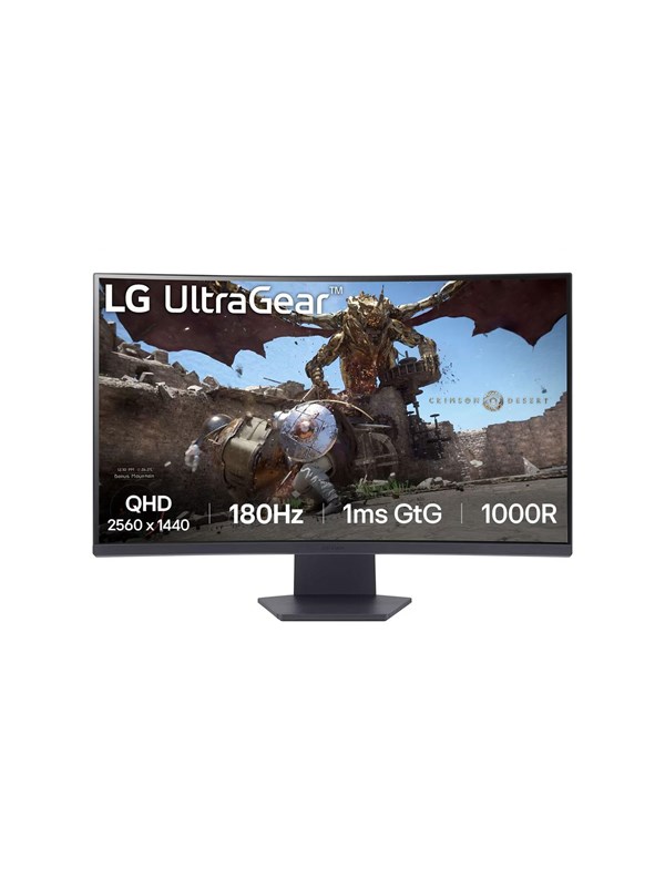 32" LG 32GS60QC-B - 2560x1440 (QHD) - 180Hz - VA