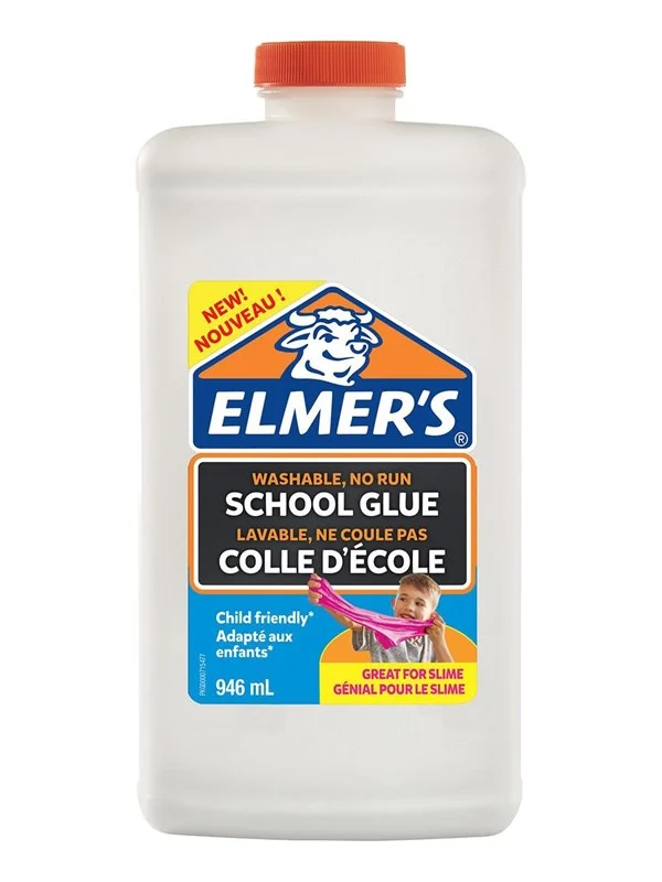 Elmer's flytende skolelim, hvit, vaskbar, 946 ml