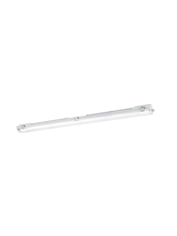 EGLO ECO TUBE-E ARMATUR L1285 1X18W IP65 GRÅ/TRANSP.