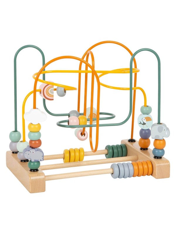 Small Foot - Wooden Motor Skills Spiral Safari with Beads