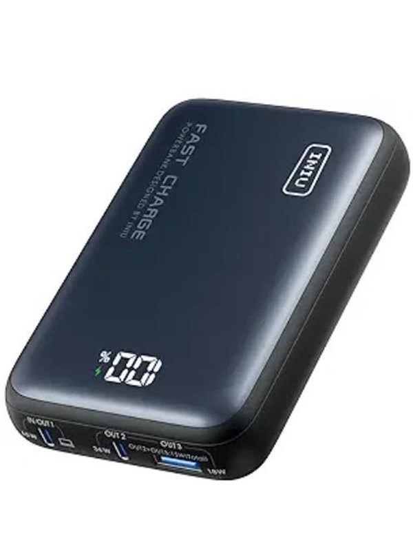INIU Leopard Power 65W Nødlader - Grey - 20000 mAh