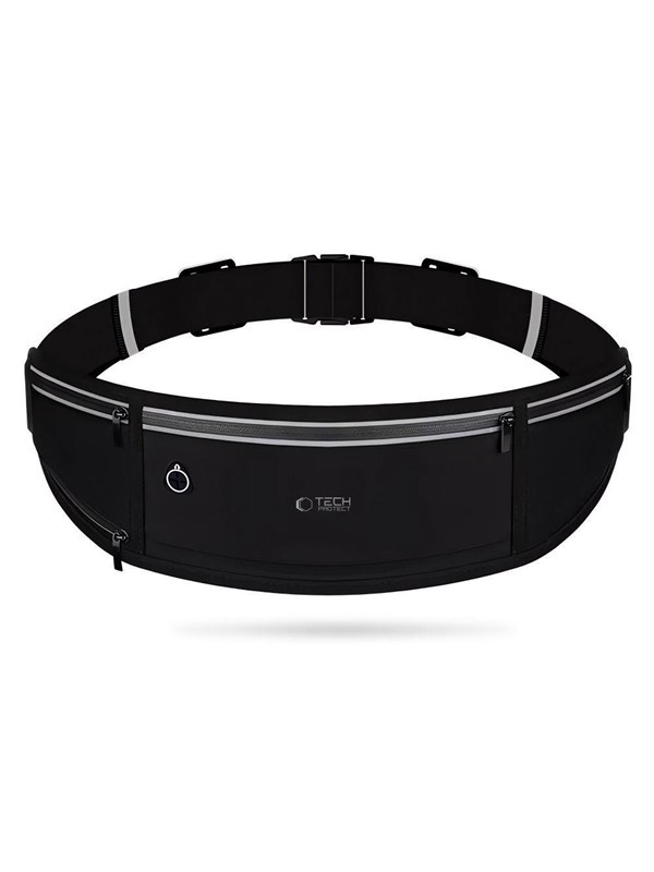 Tech-Protect M3 Universal Sport Waist Bag - Black