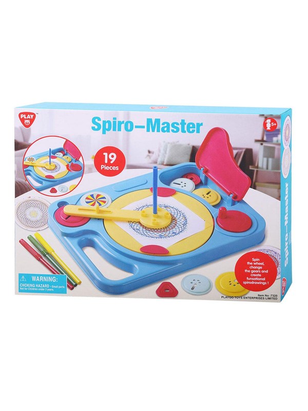 PLAY go Spirograph Master Drawing Set - 19 pcs.