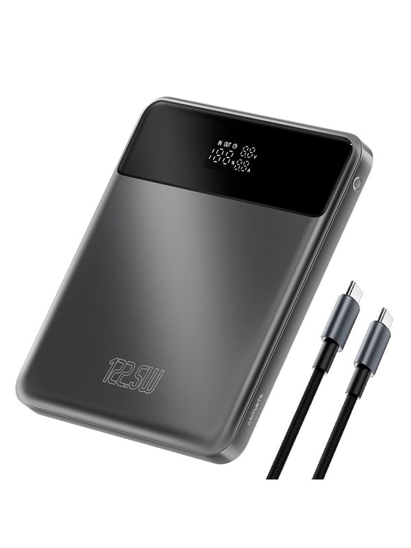 4smarts Power Bank Enterprise Slim - 20000 mAh Nødlader - Svart - 20000 mAh