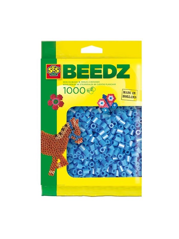 SES Creative Iron-on Beads - Blue 1000pcs.