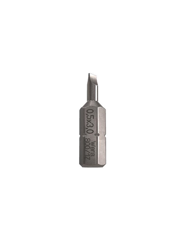 Wera 800/1 Z bits 0.5 x 3.0 x 25 mm