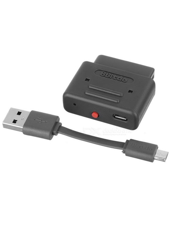 8BitDo Bluetooth Retro Receiver (SNES/SFC) - Compatible with DualShock 3 & 4 - Switch Joycon & Pro