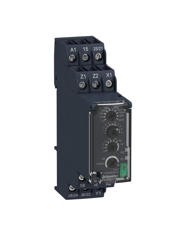 Schneider Electric Timer multifunction 1s-300h 2 c/o 8a 24-240v