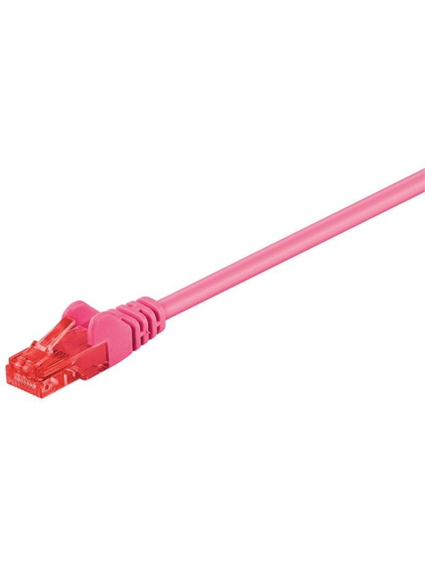 Pro LAN CAT 6 U/UTP - Rosa - 0.5m