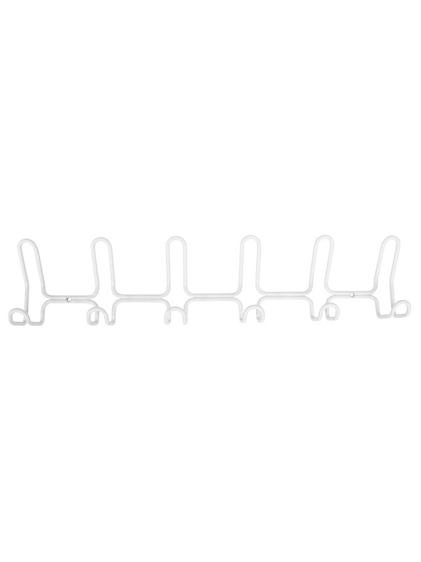 Home>it designer coat rack with 6+6 hooks white
