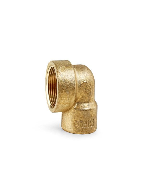 Isiflo Elbow brass 90° female/female 1