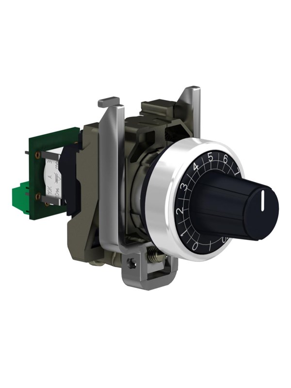 Schneider Electric Harmony potentiometer complete with 4.7 kohm built-in xb4bd912r4k7