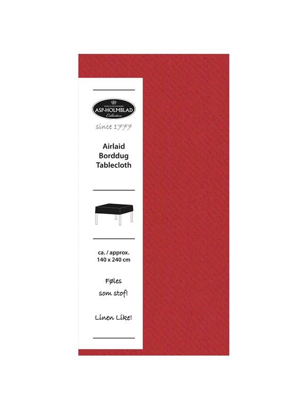 Asp-Holmblad Duk Airlaid Red