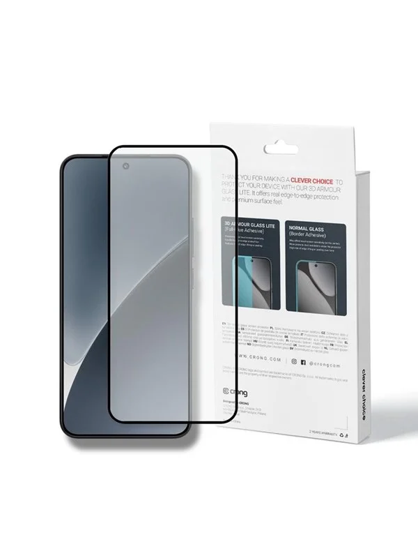 CRONG 3D Armor Glass Lite - Full Glue Tempered Glass for Xiaomi 15T / 15T Pro