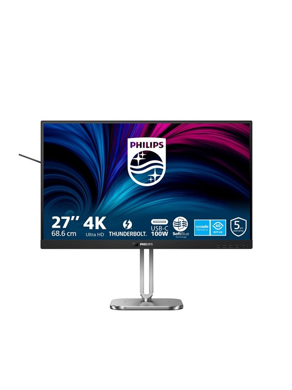27" Philips 27B2U6903 - 3840x2160 (4K) - 60Hz - IPS - 100W USB-C - KVM switch