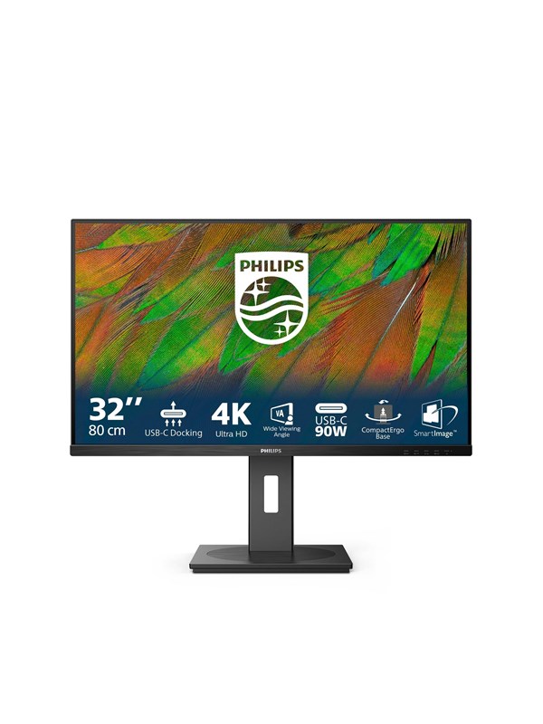 32" Philips 32B1U3900 - 3840x2160 (4K) - 60Hz - VA - 90W USB-C