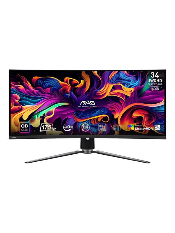 34" MSI MAG 341CQPDE - 3440x1440 (UWQHD) - 175Hz - QD-OLED - KVM switch