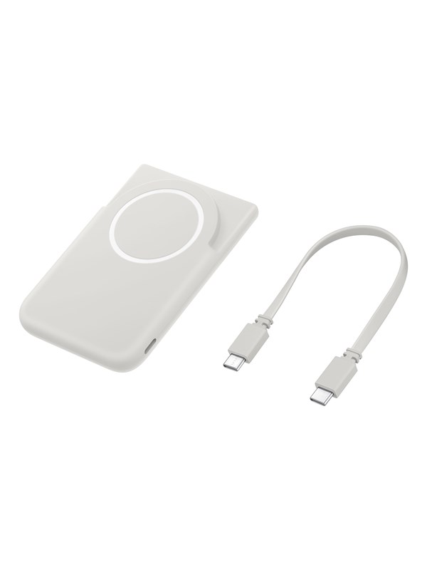 Samsung Magnet Wireless Battery Pack 5000mAh - Beige Nødlader - Beige - 5 Ah
