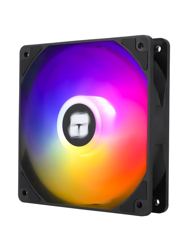 Thermalright TL-C12C-S ARGB - Black - Kabinettvifte - 120mm - Svart med RGB LED-lys - 26 dBA