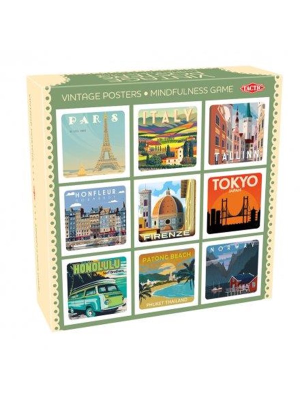 Tactic Vintage Posters Mindfulness Game