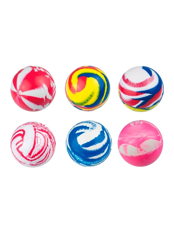 Happy Summer Bouncing balls 3.5cm 6pcs