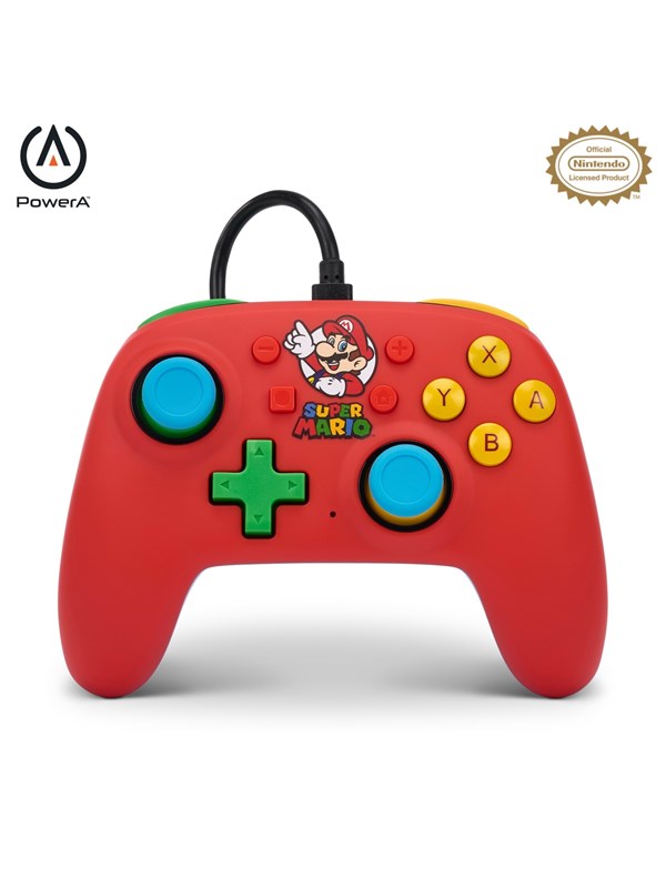 PowerA Nano Wired Controller for Nintendo Switch - Mario Medley - Wired Controller - Nintendo Switch