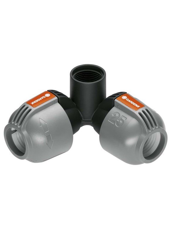 Gardena Vinkelstykke 25 mm x 3/4" med hunn-gjenger