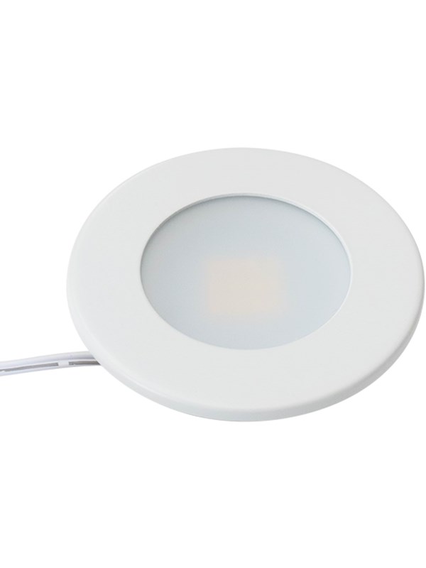 Nordtronic Alina cabinet lighting 350ma 2.2w 2700k 200lm matt white rou