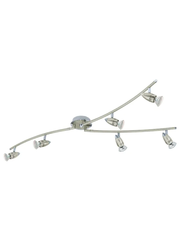 EGLO MAGNUM LED spot rail 6L brushed steel