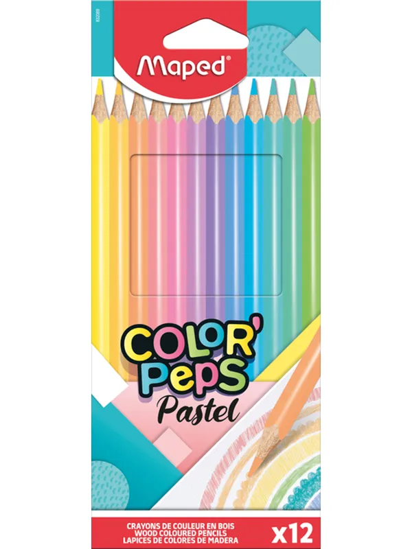 Maped Color'Peps Pastel Colour pencils x12